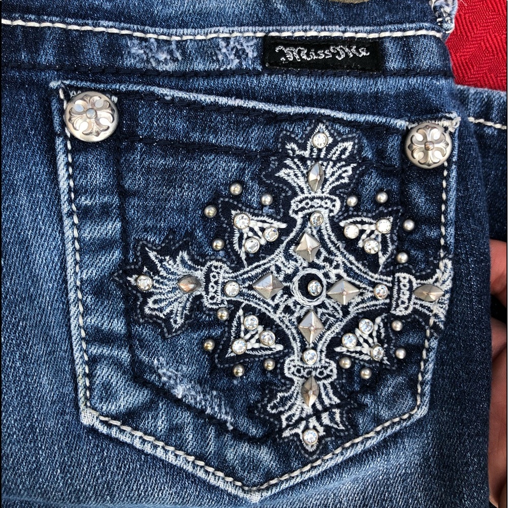 Miss Me kids jeans. Bootcut size 8